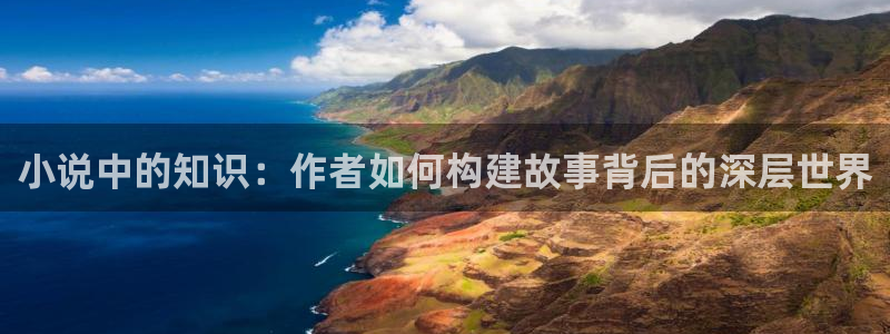 书旗2015旧版本：小说中的知识：作者如何构建故事背后的深层世界